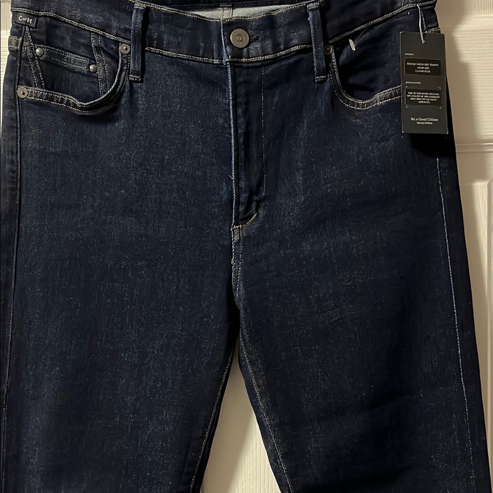 Citizens Of Humanity Blue Skinny Jeans with Sleek Fit